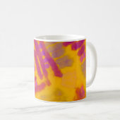 Abstracte creatieve tekening. Rechternajaar kleur Koffiemok (Voorkant rechts)