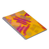 Abstracte creatieve tekening. Rechternajaar kleur Notitieboek (Rechterzijde)
