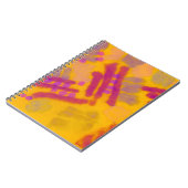 Abstracte creatieve tekening. Rechternajaar kleur Notitieboek (Linkerzijde)