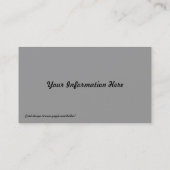 Abstracte Crimson Moon Visitekaartjes (Achterkant)