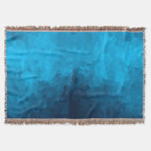Abstracte Crystallized Blue Background Deken (Voorkant)