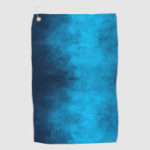 Abstracte Crystallized Blue Background Golfhanddoek (Voorkant)