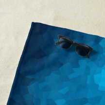 Abstracte Crystallized Blue Background