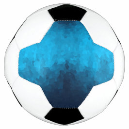 Abstracte Crystallized Blue Background Voetbal