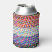 Abstracte Cupioromantische Pride Flag Blikjeskoeler (Blikje Voorkant)