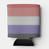 Abstracte Cupioromantische Pride Flag Blikjeskoeler (Achterkant)