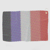 Abstracte Cupioromantische Pride Flag Golfhanddoek (Horizontaal)