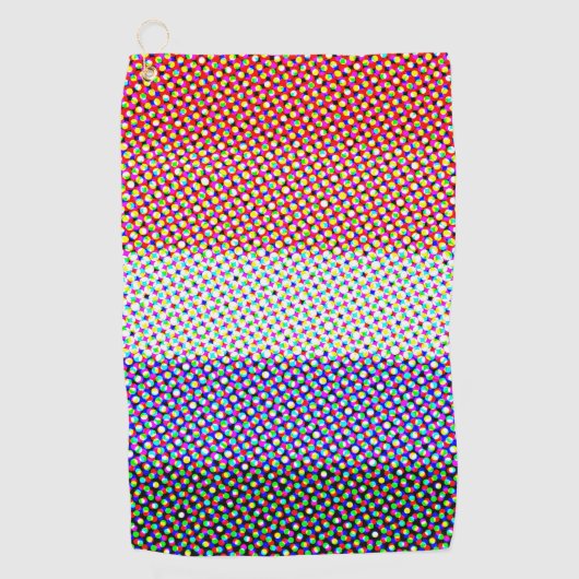 Abstracte Cupioromantische Pride Flag Golfhanddoek (Voorkant)