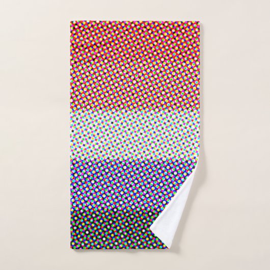 Abstracte Cupioromantische Pride Flag Handdoek (Handdoek)