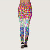 Abstracte Cupioromantische Pride Flag Leggings (Achterkant)