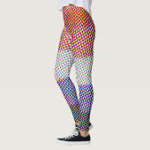 Abstracte Cupioromantische Pride Flag Leggings (Links)