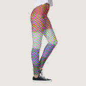 Abstracte Cupioromantische Pride Flag Leggings (Rechts)