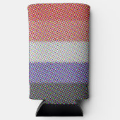 Abstracte Cupioromantische Pride Flag Seltzer Blikjeskoeler (Voorkant)