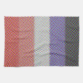 Abstracte Cupioromantische Pride Flag Theedoek (Horizontaal)