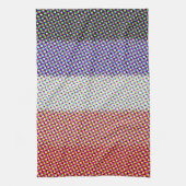 Abstracte Cupioromantische Pride Flag Theedoek (Verticaal)