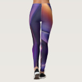 Abstracte Curven Leggings (Achterkant)