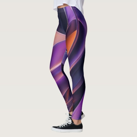 Abstracte Curven Leggings (Links)