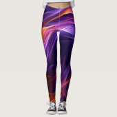 Abstracte Curven Leggings (Voorkant)