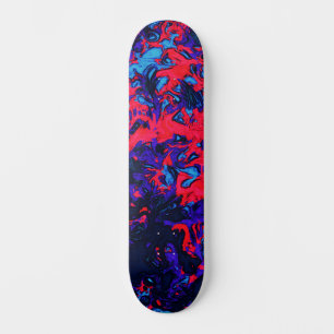 Abstracte Custom Street Art Geïnspireerd Blauw Roo Persoonlijk Skateboard