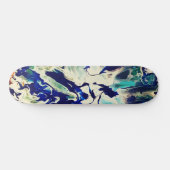 Abstracte Custom Street Art Geïnspireerd Blue Spla Persoonlijk Skateboard (Horizontaal)