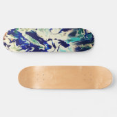 Abstracte Custom Street Art Geïnspireerd Blue Spla Persoonlijk Skateboard (Horizontaal)