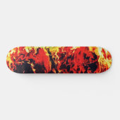 Abstracte Custom Street Art Geïnspireerd Fire Swir Persoonlijk Skateboard (Horizontaal)