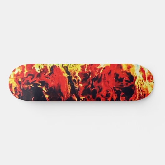 Abstracte Custom Street Art Geïnspireerd Fire Swir Persoonlijk Skateboard (Horizontaal)