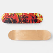 Abstracte Custom Street Art Geïnspireerd Fire Swir Persoonlijk Skateboard (Horizontaal)
