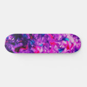 Abstracte Custom Street Art Geïnspireerd Pink Swir Persoonlijk Skateboard (Horizontaal)