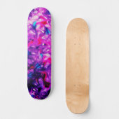 Abstracte Custom Street Art Geïnspireerd Pink Swir Persoonlijk Skateboard (Voorkant)