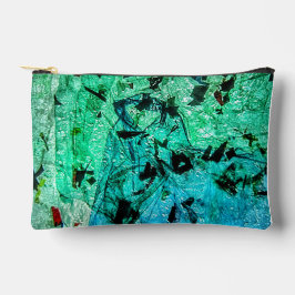 Abstracte Cut Naaizak, Abstracte blauwe tas, Kunst Etui