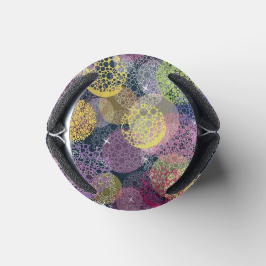 Abstracte Cute Polka Dot Circle Blikjeskoeler (Bodem)