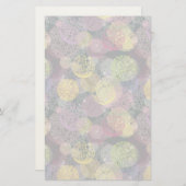 Abstracte Cute Polka Dot Circle Briefpapier (Voorkant / Achterkant)