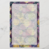 Abstracte Cute Polka Dot Circle Briefpapier (Voorkant)