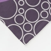 Abstracte Cute Polka Dot Circle Fleece Deken (Hoek)