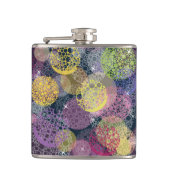 Abstracte Cute Polka Dot Circle Heupfles (Voorkant)