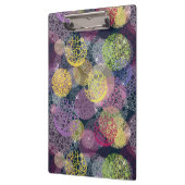 Abstracte Cute Polka Dot Circle Klembord (Links)