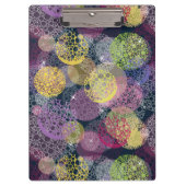 Abstracte Cute Polka Dot Circle Klembord (Voorkant)