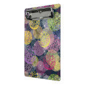 Abstracte Cute Polka Dot Circle Mini Klembord (Angled2)