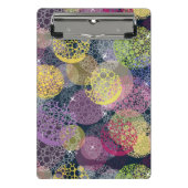 Abstracte Cute Polka Dot Circle Mini Klembord (Voorkant)