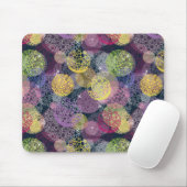 Abstracte Cute Polka Dot Circle Muismat (Met muis)