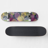 Abstracte Cute Polka Dot Circle Skateboard (Horizontaal)