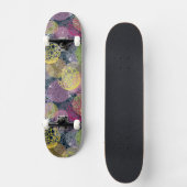 Abstracte Cute Polka Dot Circle Skateboard (Voorkant)