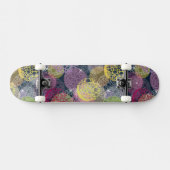 Abstracte Cute Polka Dot Circle Skateboard (Horizontaal)