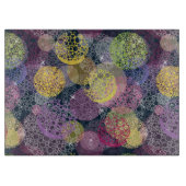 Abstracte Cute Polka Dot Circle Snijplank (Voorkant)