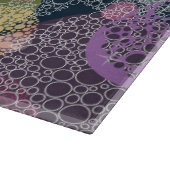 Abstracte Cute Polka Dot Circle Snijplank (Hoek)