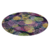 Abstracte Cute Polka Dot Circle Snijplank (Hoek)