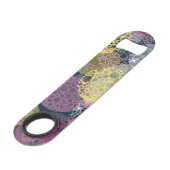 Abstracte Cute Polka Dot Circle Speed Flessenopener (Voorkant Gekanteld)