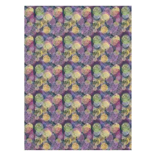 Abstracte Cute Polka Dot Circle Tafelkleed (Voorkant)