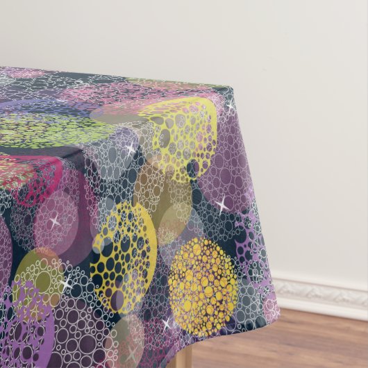 Abstracte Cute Polka Dot Circle Tafelkleed (Voorbeeld)